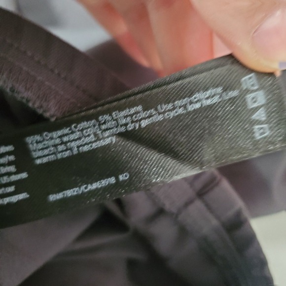 Eileen Fisher Women Twill Slim Straight Pants Medium‎ Ankle Minimalist Office - Picture 8 of 14